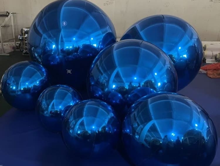Blue Orb Ball - Medium Size view 4