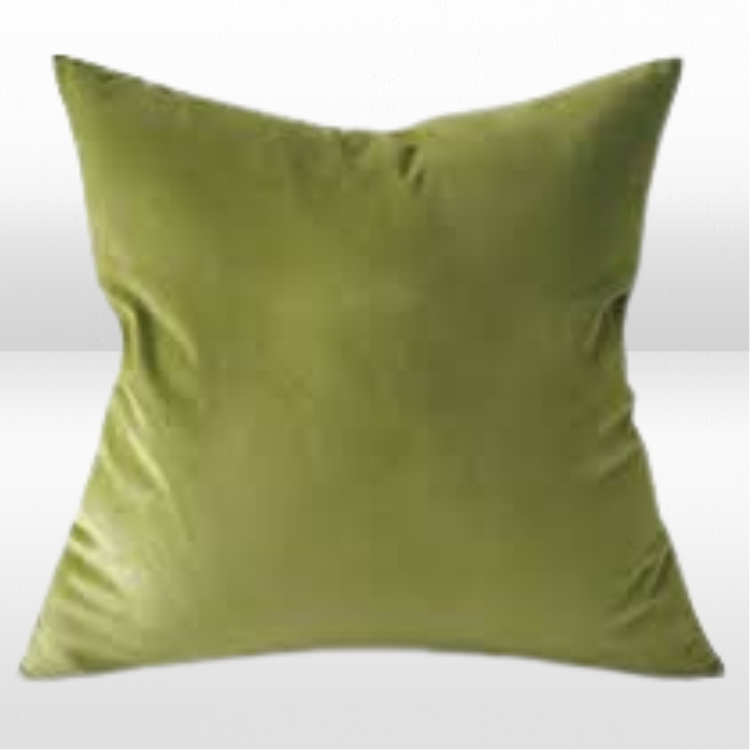 Moss Velvet Pillow view 3