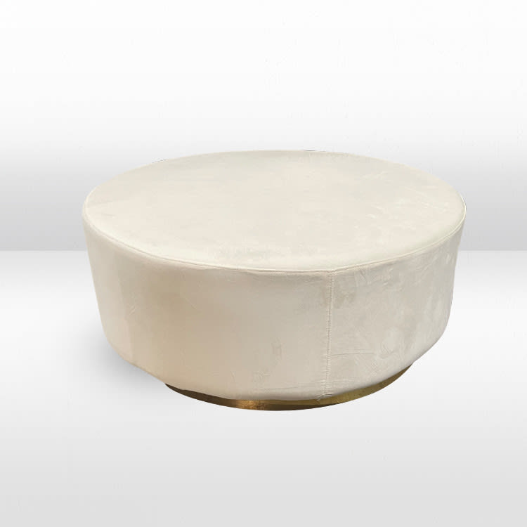 Colette Cosmopolitan Ottoman - Ivory Boucle view 2