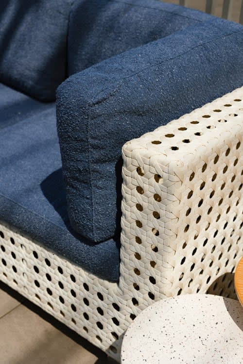 Montauk Sofa - Sapphire view 2