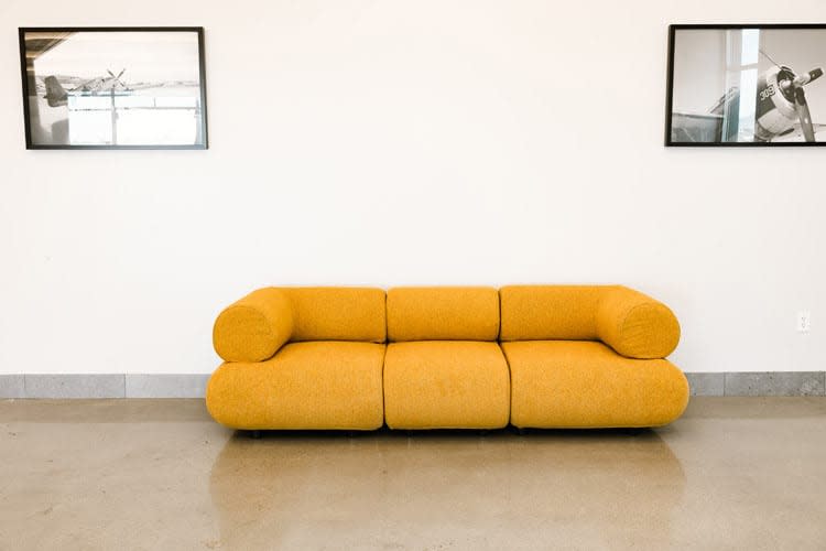 Juno Sofa - Confetti Mustard view 3