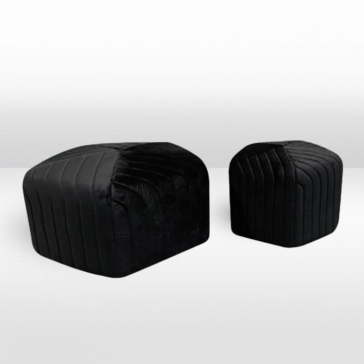 Ottoman Set - Mini and Biggie - Black view 5