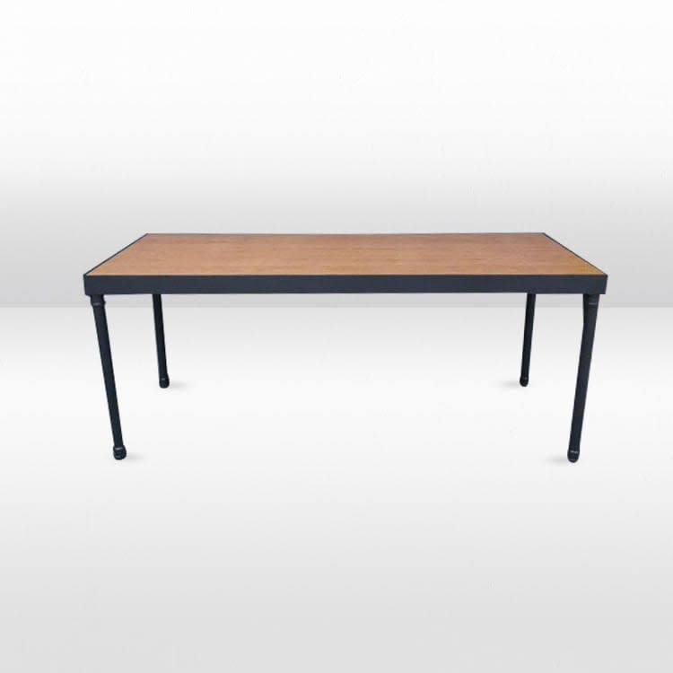 Edison Bar Table - Natural Wood Top view 7