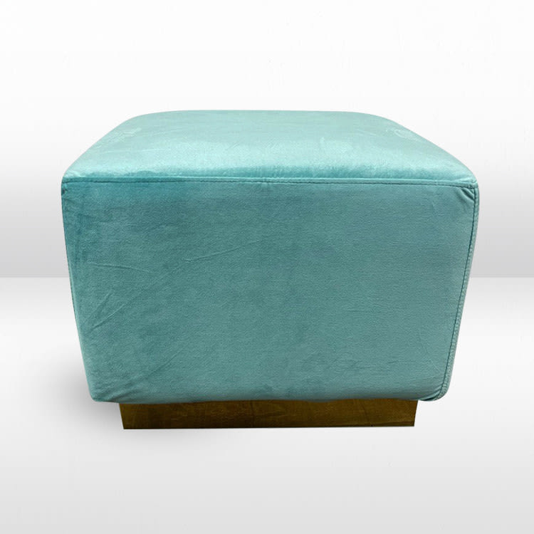 Colette Cube Ottoman - Tiffany view 3