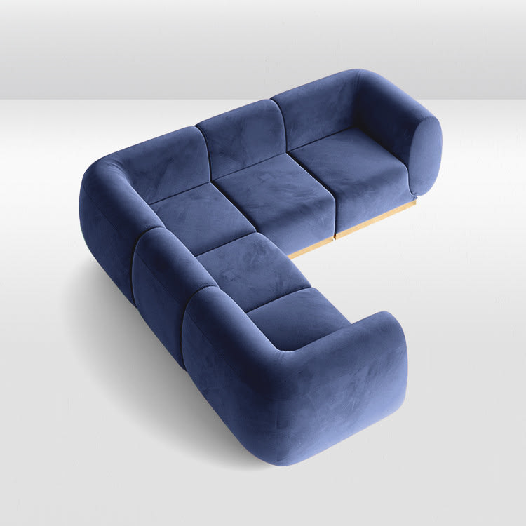 Colette L Sofa - Sapphire view 2