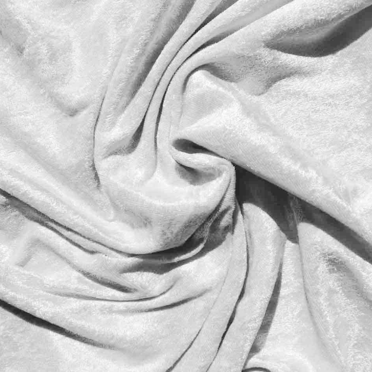 White Velvet Drape - 12ft Tall