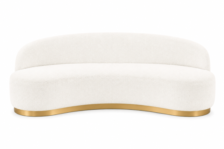 Coco Boucle Sofa - Ivory view 2