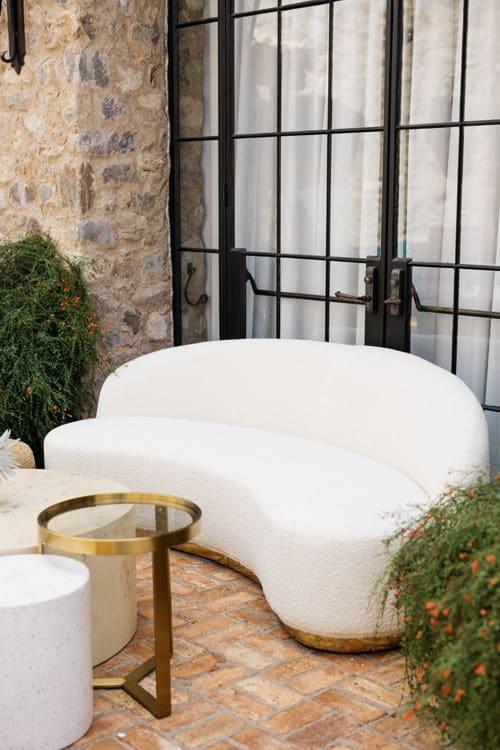 Coco Boucle Sofa - Ivory view 3