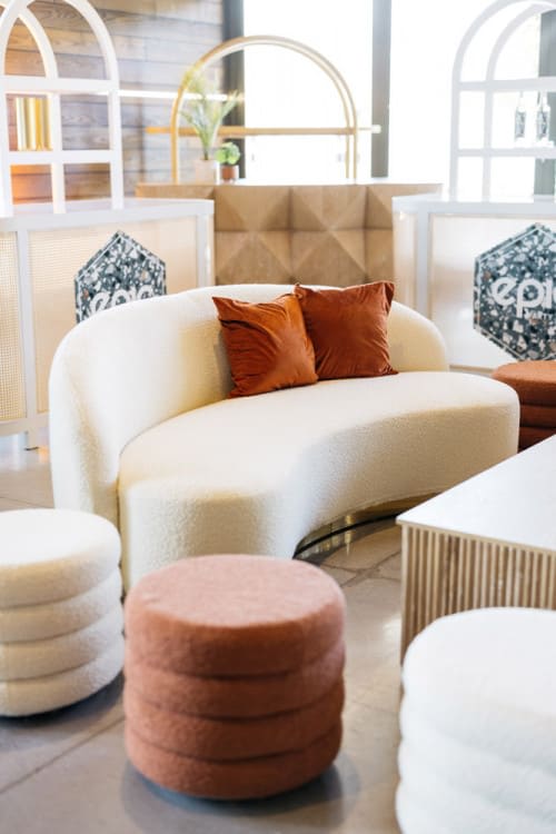 Coco Boucle Sofa - Ivory view 7