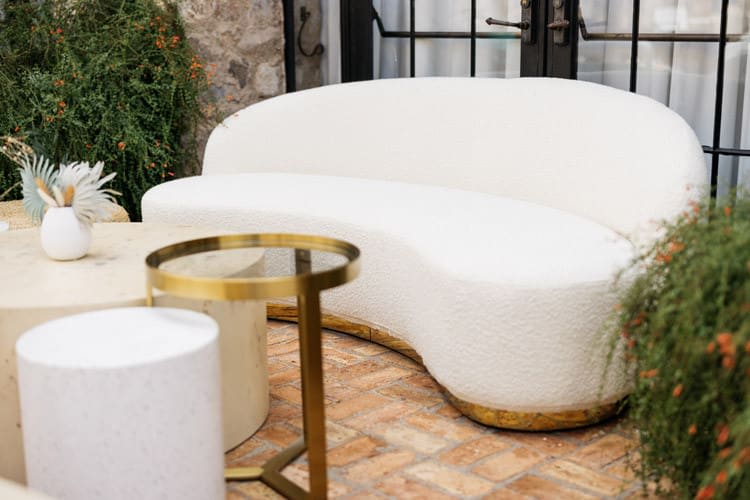 Coco Boucle Sofa - Ivory view 8