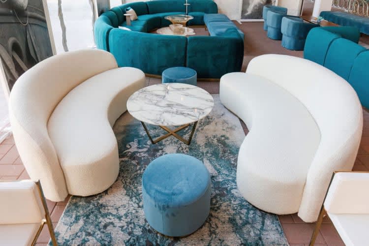 Coco Boucle Sofa - Ivory view 10