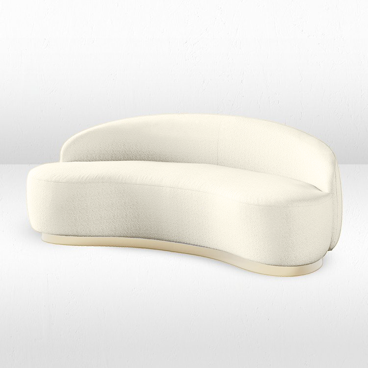 Coco Boucle Sofa - Ivory view 15
