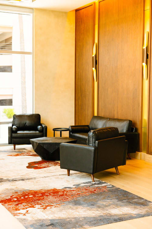 Dylan Side Chair - Black Leather view 5