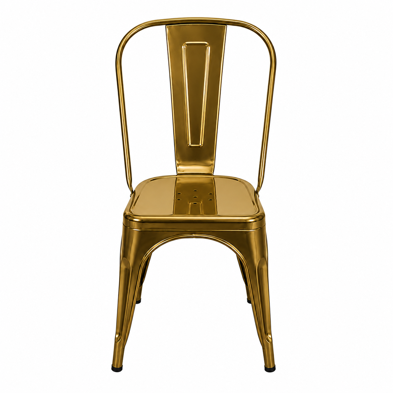 Gold Tolix Dining Chair view 6
