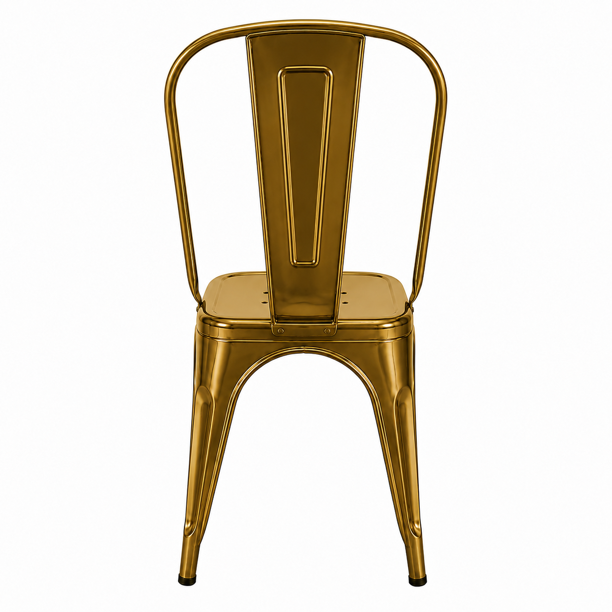 Gold Tolix Dining Chair view 7
