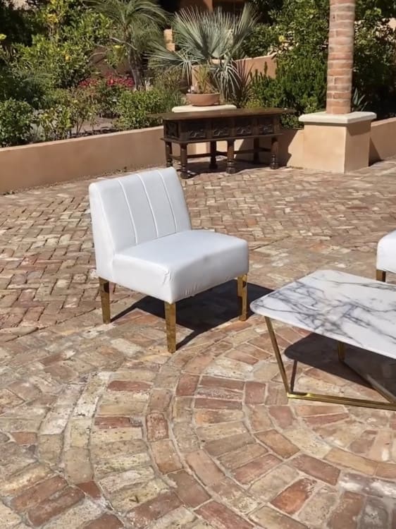 Kincaid Accent Chair - White view 6
