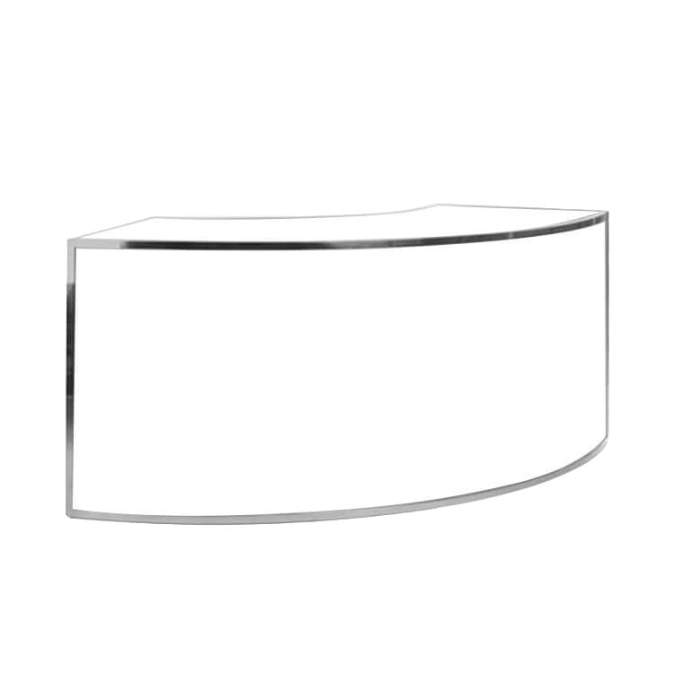 1/4 Curve Avenue Bar - Silver Frame