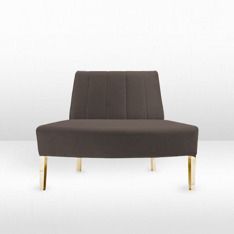 Kincaid Outside Round Sofa - Graphite view 4