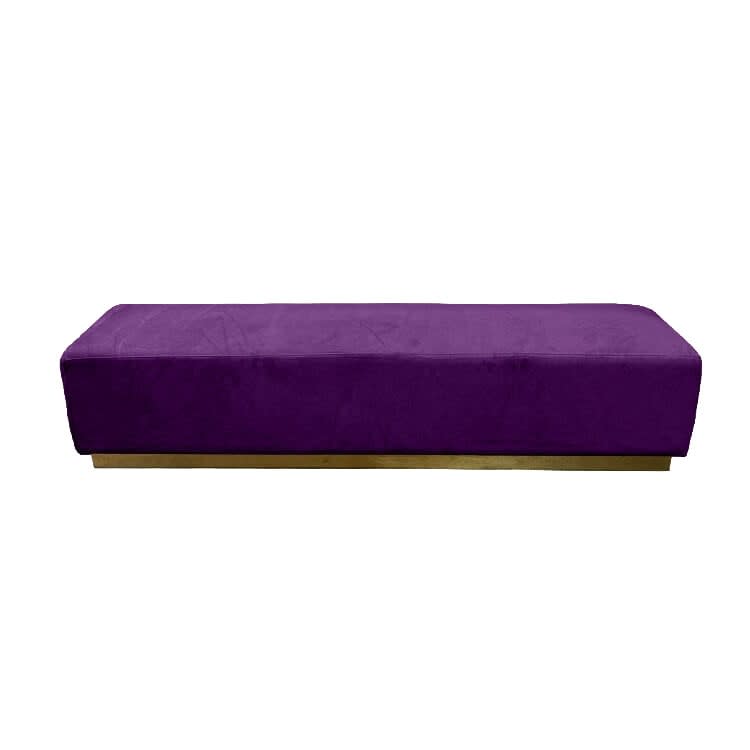 Colette Continental Bench - Berry