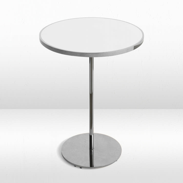 Virtu Silver Cocktail Table - Silver view 2