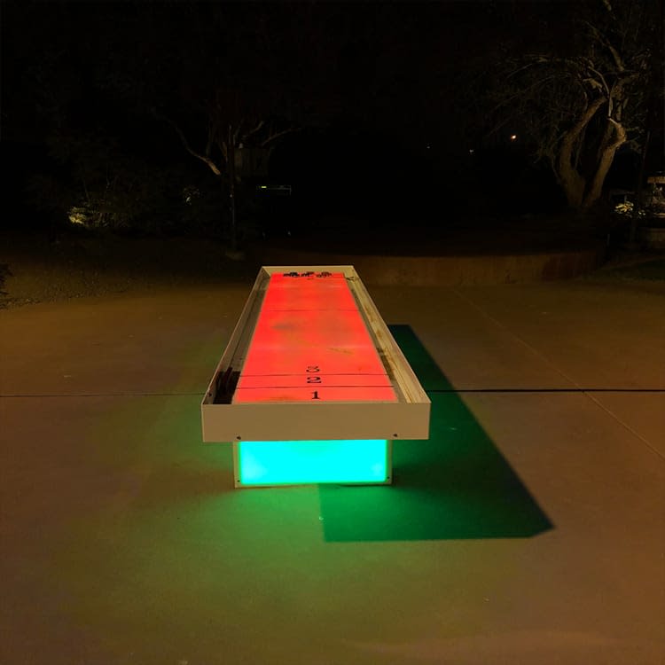 10ft Acrylic Glowing Shuffle Board view 2
