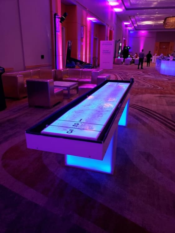 10ft Acrylic Glowing Shuffle Board view 4