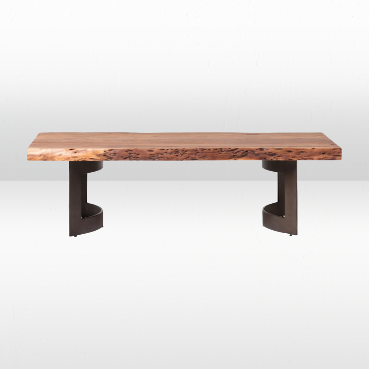 Bent Brown Coffee Table view 5