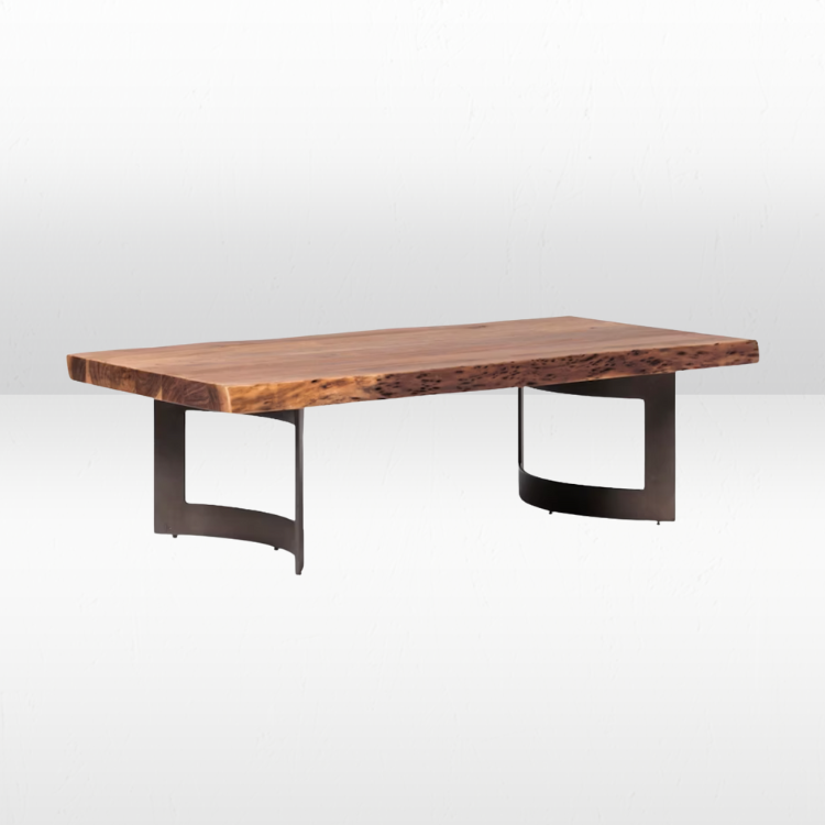 Bent Brown Coffee Table view 6