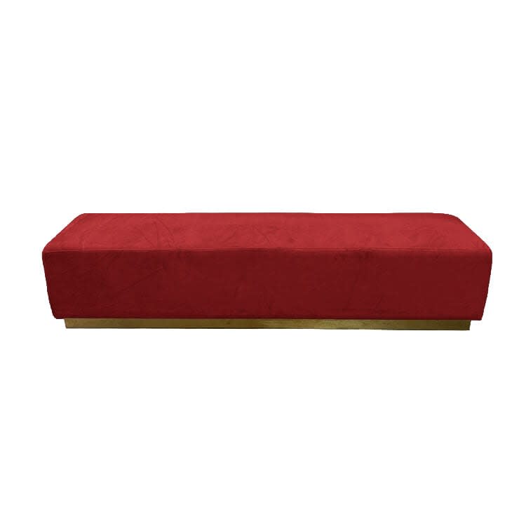 Colette Continental Bench - Crimson
