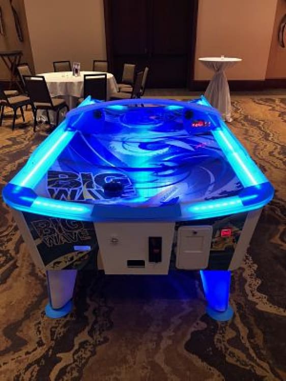 Big Wave Air Hockey Table (Curved Top) view 2