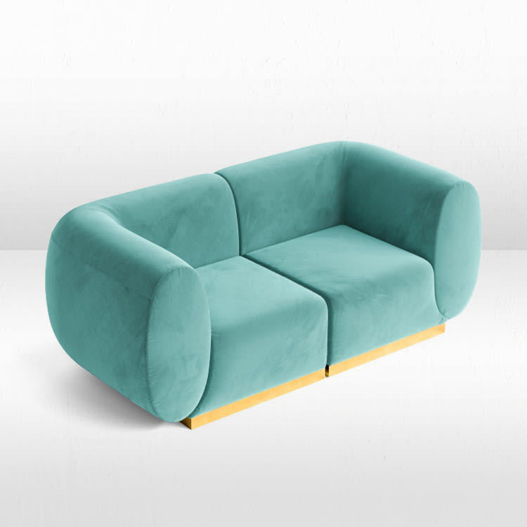 Colette Loveseat - Tiffany view 2