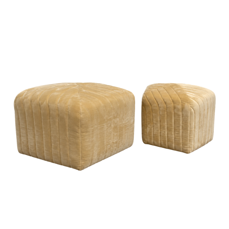Ottoman Set - Mini and Biggie - Champagne