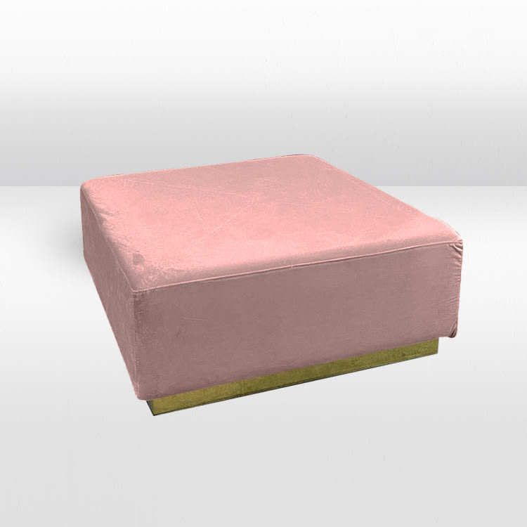 Colette Opus Ottoman - Blush view 2