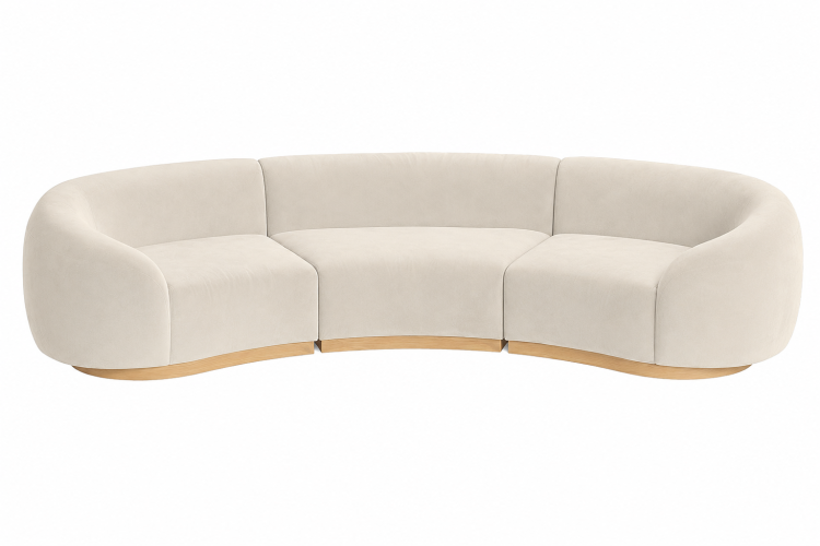 Cascade Arc Sofa - Ivory view 2