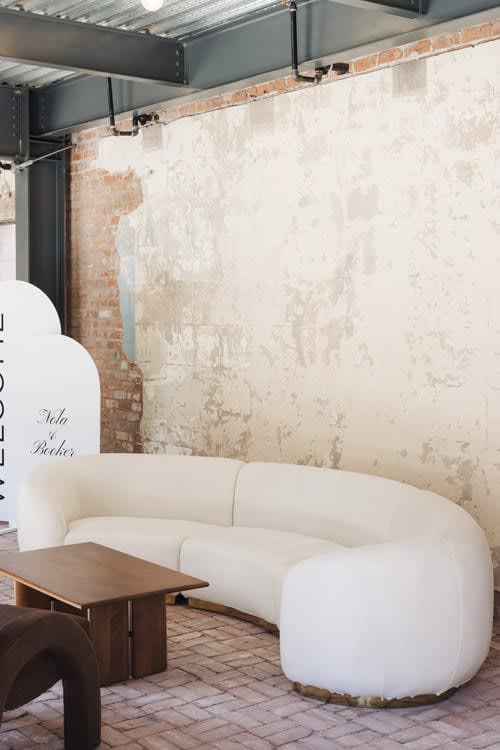 Cascade Arc Sofa - Ivory view 5