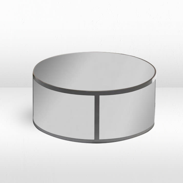 Dexter Coffee Table / Silver Mirror Inserts view 2