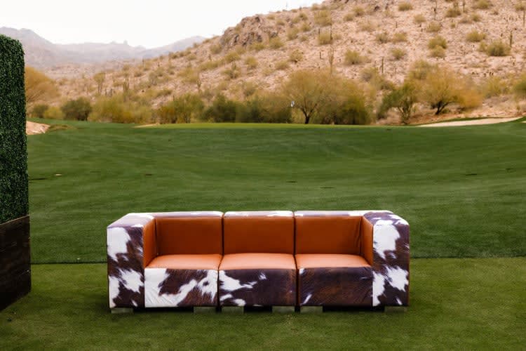 Mondrian Sofa - Cowhide view 2