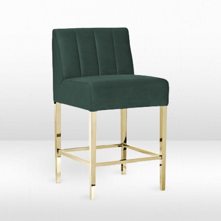 Kincaid Bar Stool - Emerald view 2