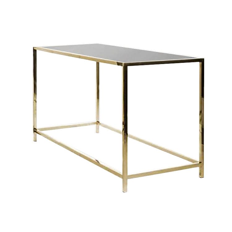 Rivington Flat Gold Communal Table / Silver Mirror
