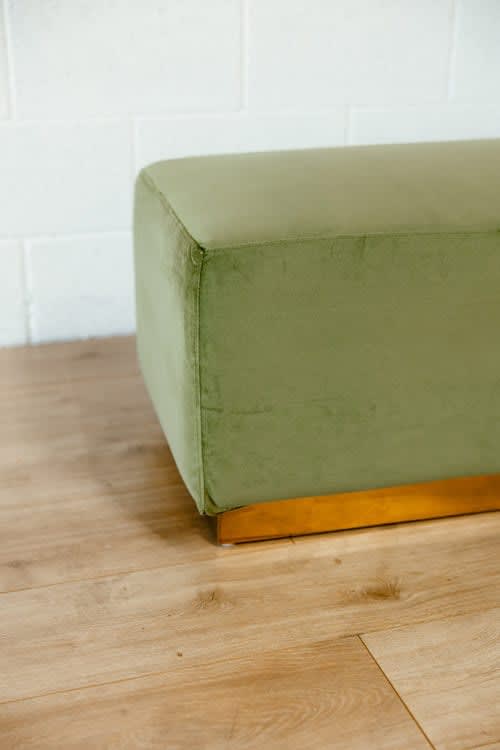 Colette Continental Bench - Moss view 3