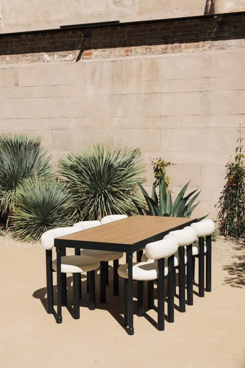 Edison Dining Table Natural Top view 5