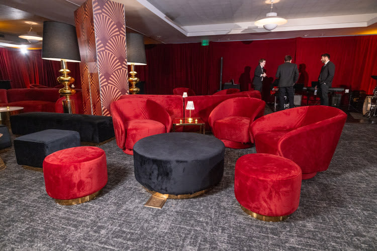 Colette Cosmopolitan Ottoman - Black view 2