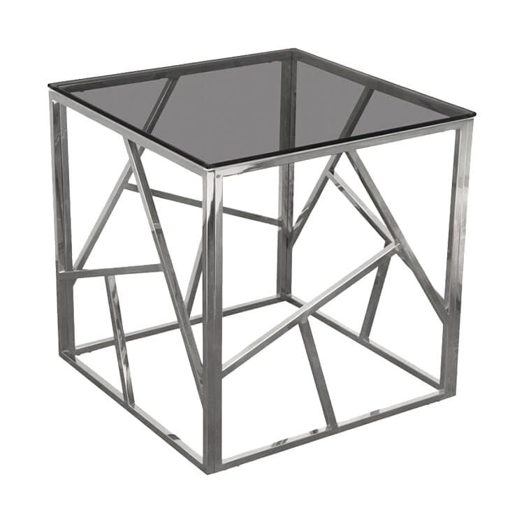 Nest Side Table - Silver Frame