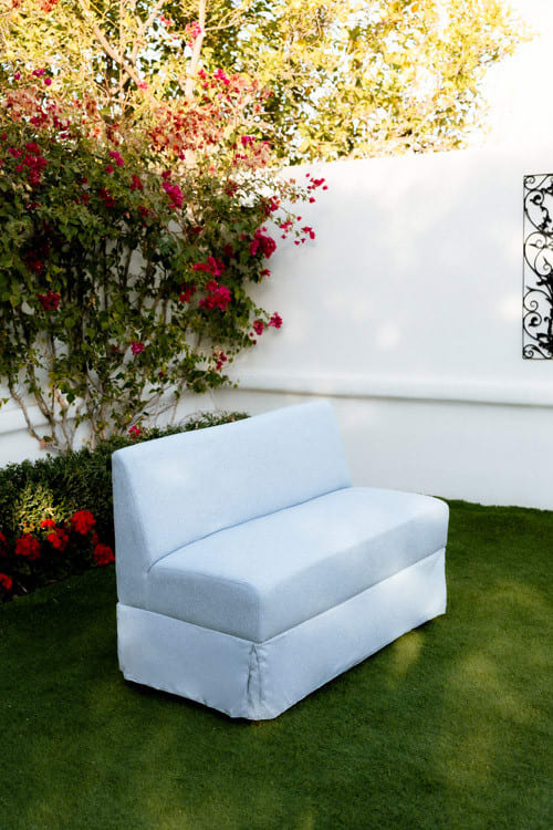 Eden Loveseat - English Blue view 2