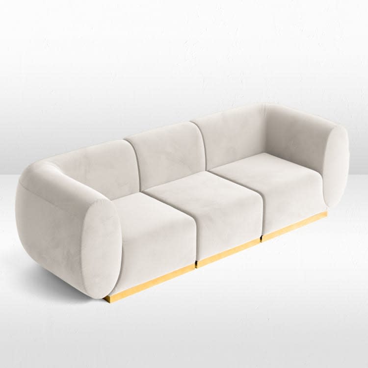 Colette Sofa - Ivory view 8