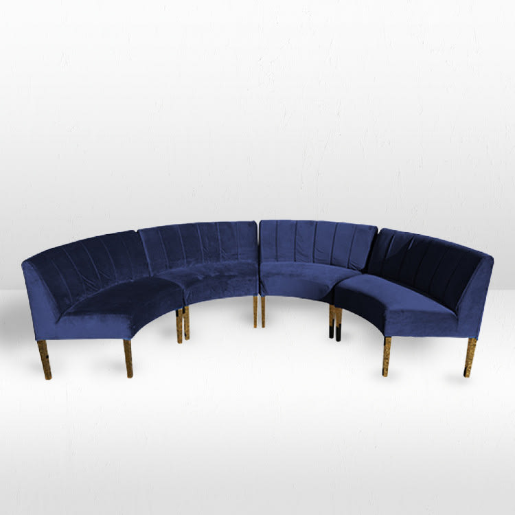 Kincaid Crescent Sofa - Sapphire view 3