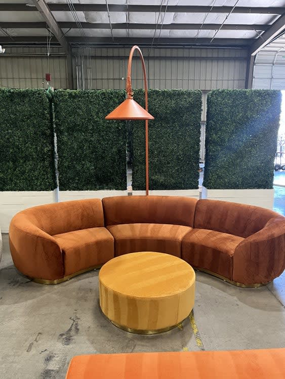 Cascade Arc Sofa - Cinnamon view 2