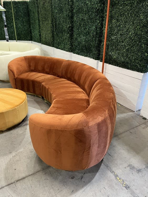 Cascade Arc Sofa - Cinnamon view 3