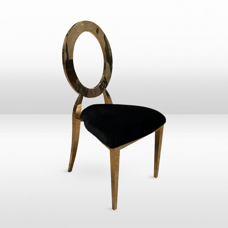 Halo Dining Chair with Black Pads view 2