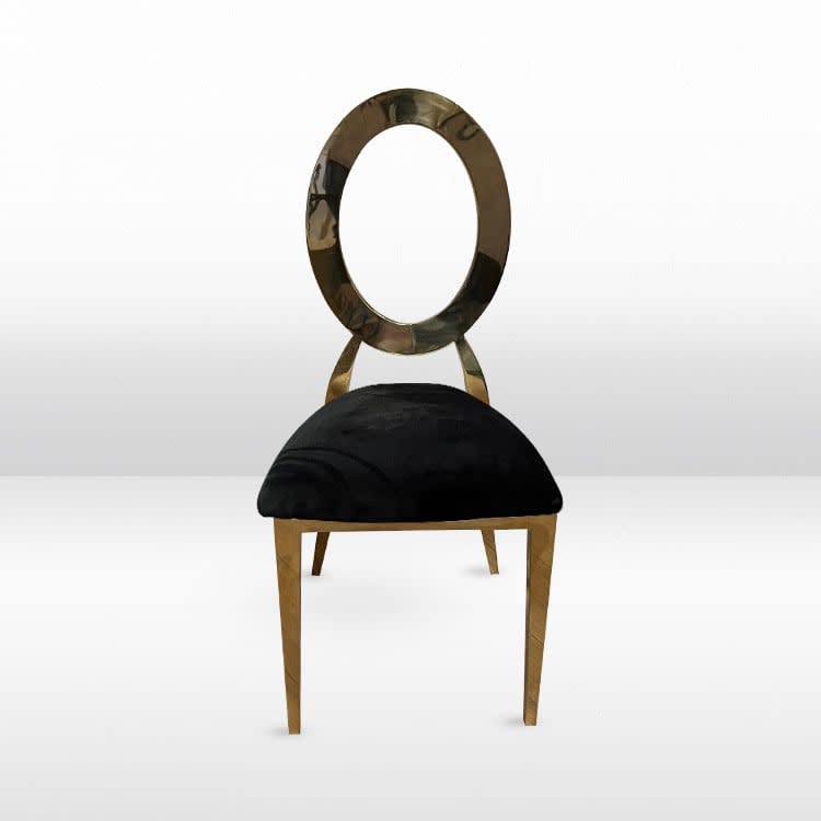 Halo Dining Chair with Black Pads view 3